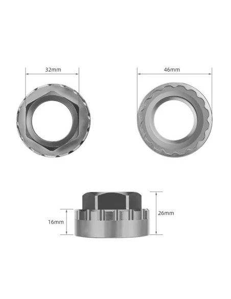 Kettingblad borgring afnemer IceToolz 2741