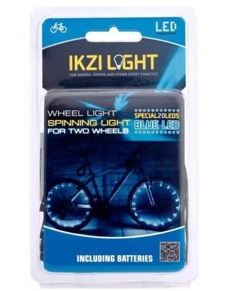 Wielverlichting IKZI voor 2 wielen - blauwe leds