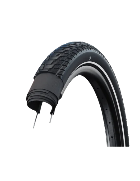 Buitenband Schwalbe Pick-Up Super Defense 20 x 2.15 / 55-406 - zwart met reflectie
