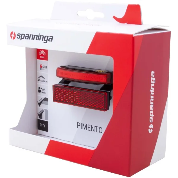 Achterlicht Spanninga Pimento XE 6-36 Volt met 50 mm dragerbevestiging