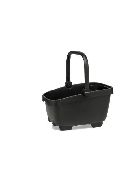 Fietsmand New Looxs Clipper met handvat MIK2 - zwart