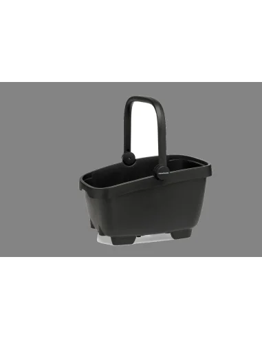 Fietsmand New Looxs Clipper met handvat MIK2 - zwart