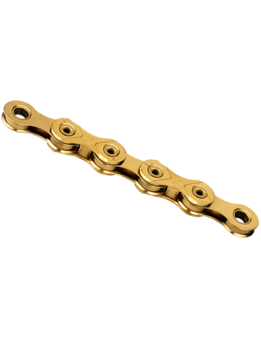Fietsketting KMC X12L Ti-N Gold - 126L, waxed
