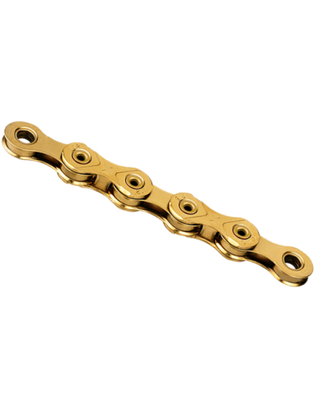 Fietsketting KMC X12L Ti-N Gold - 126L, waxed