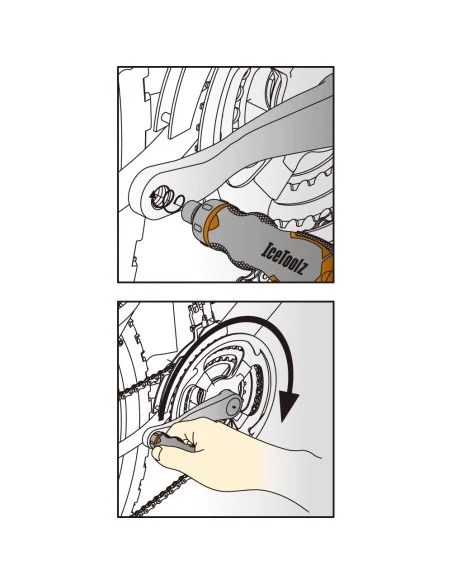 Dummy pedaal IceToolz 33D1