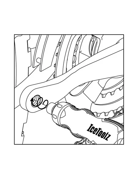 Dummy pedaal IceToolz 33D1