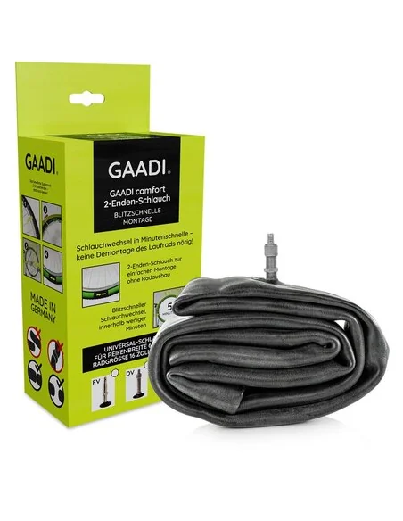 Binnenband Gaadi Comfort 16"-29" DV40 60-74 mm