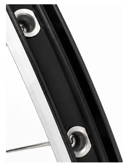 Achterwiel 28 inch ZAC2000 met Shimano Nexus 5 Rollerbrake - zwart geslepen