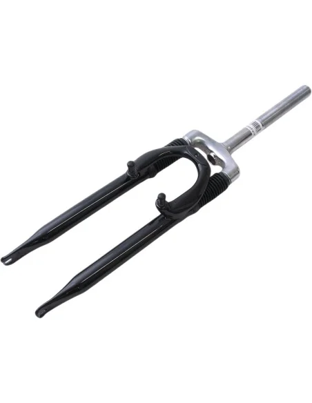 Verende voorvork 26" met 1" vorkbuis - V-brake remnokken - zwart / zilver