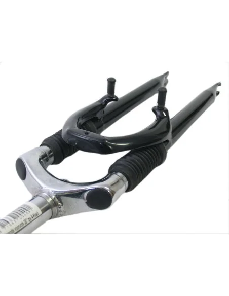 Verende voorvork 26" ahead met 1 1-8" vorkbuis - V-brake remnokken - zwart / zilver