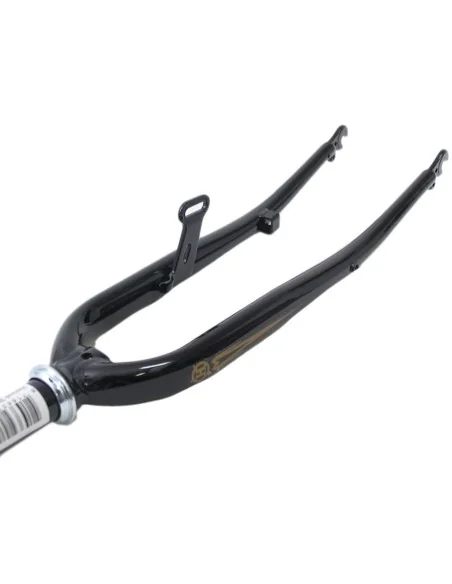 Voorvork 28" tour met 1" vorkbuis - trommelremnok en dynamohaak - glanzend zwart