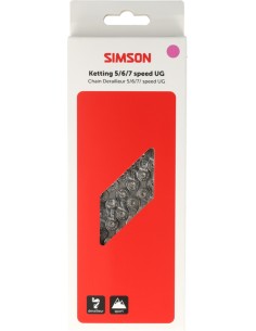 Derailleurketting Simson, 5/6/7-speed UG - 116 schakels