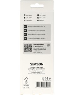 Derailleurketting Simson, 5/6/7-speed UG - 116 schakels 2