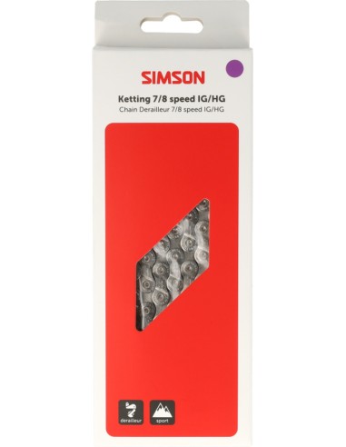 Simson derailleurketting 7/8-speed IG/HG - 116 schakels