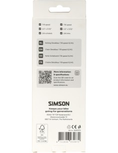 Simson derailleurketting 7/8-speed IG/HG - 116 schakels 2