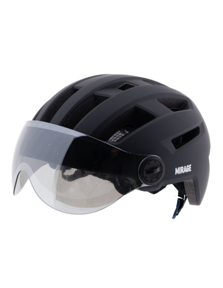 Mirage e-bikehelm 55-58 cm - NTA 8776, mat zwart