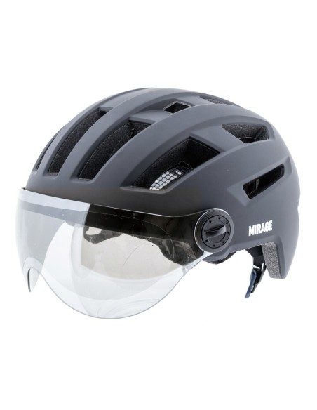 Mirage e-bikehelm 58-61 cm - NTA 8776, mat zwart