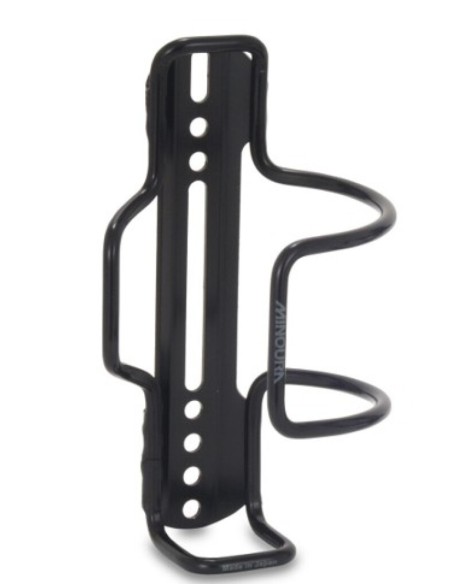 Bidonhouder Minoura SLB-100L - zij-inlaat links, zwart