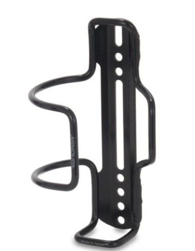 Bidonhouder Minoura SLB-100L - zij-inlaat rechts, zwart