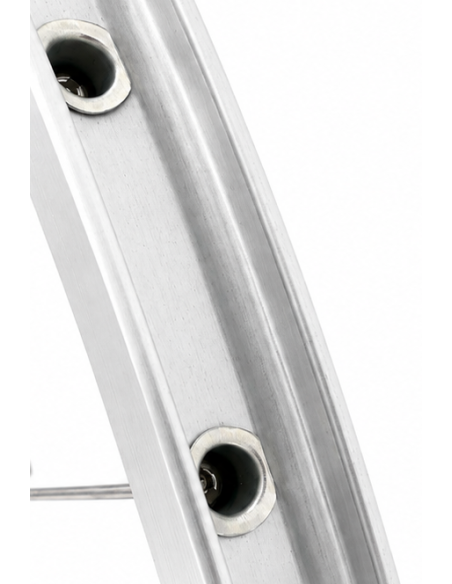 Achterwiel 28 inch ZAC2000 aluminium - Shimano Nexus 3-remnaaf - zilver