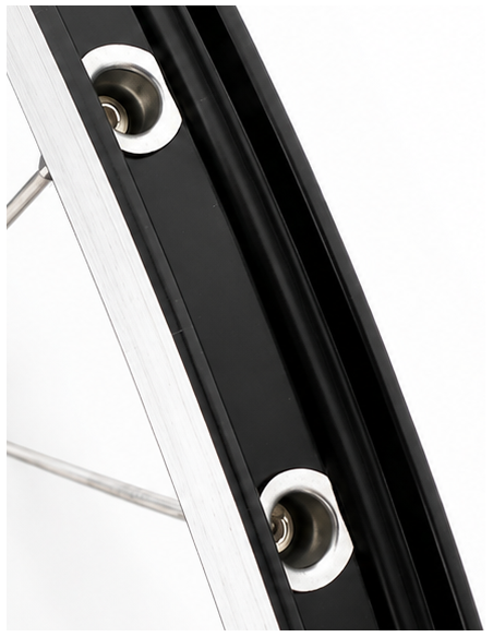 Achterwiel 28 inch ZAC2000 - Shimano Nexus 7-remnaaf - zwart/geslepen