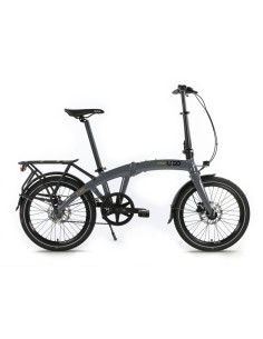 Vouwfiets U-GO Ultimate a2, 20" - automatische 2-speed - riemaandrijving - Cool Grey