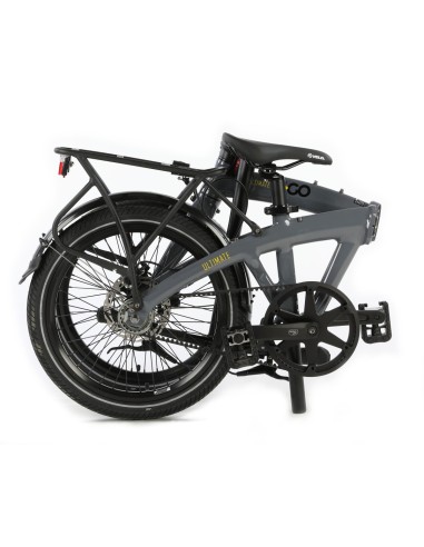 Vouwfiets U-GO Ultimate a2, 20" - automatische 2-speed - riemaandrijving - Cool Grey