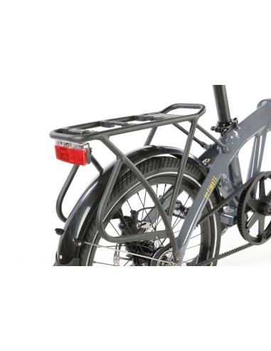 Vouwfiets U-GO Ultimate a2, 20" - automatische 2-speed - riemaandrijving - Cool Grey