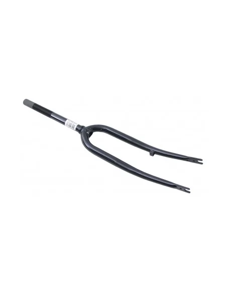 Voorvork 28" met 1 1/8" vorkbuis - trommelremnok - glanzend zwart