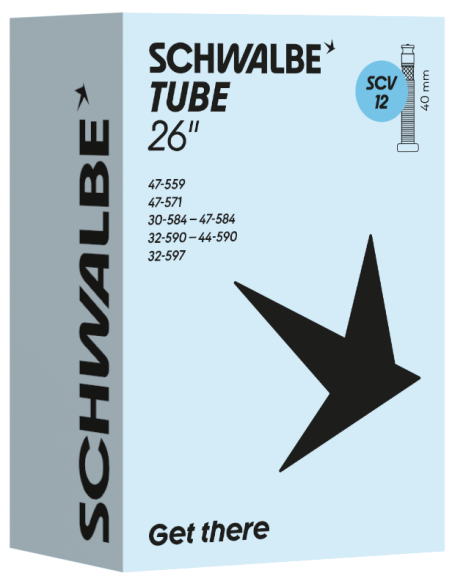 Binnenband Schwalbe SCV12 (26''/27,5'') - 32/47-559/597 - 40mm ventiel