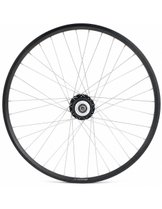 Achterwiel 28 inch met Shimano Nexus 8 Rollerbrake - RVS spaken - zwart