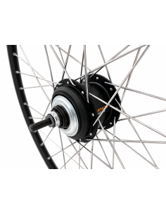 Achterwiel 28 inch met Shimano Nexus 8 Rollerbrake - RVS spaken - zwart 2