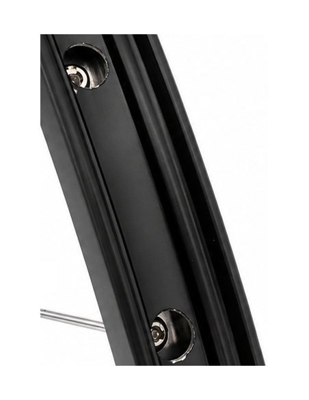 Achterwiel 28 inch met Shimano Nexus 8 Rollerbrake - RVS spaken - zwart