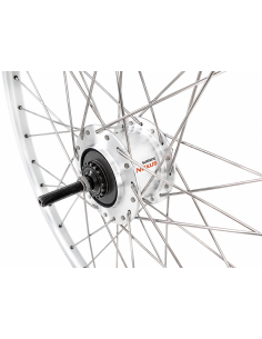 Achterwiel 28 inch, ZAC2000 met Shimano Nexus 7 Rollerbrake - RVS spaken - zilver 2