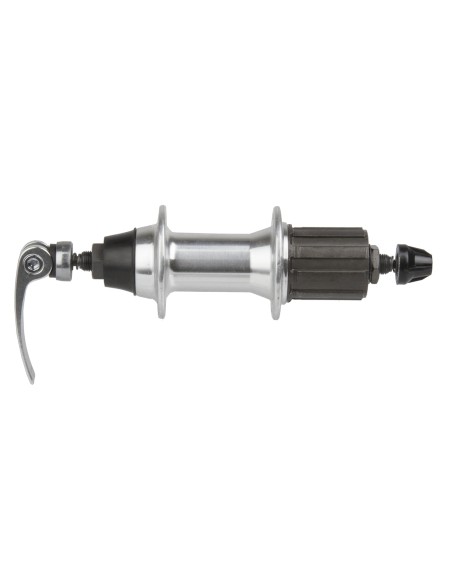 Achternaaf 36 gaats - holle as - 135 mm inbouwbreedte - zilver