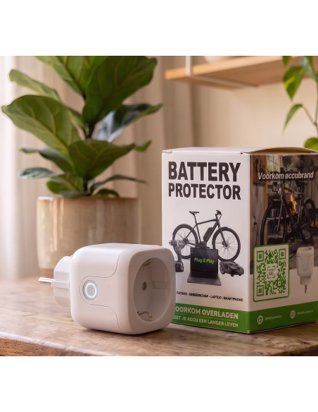 Battery Protector Greenmouse - Slimme laadbeveiliging voor accu's - EU stekker 230V