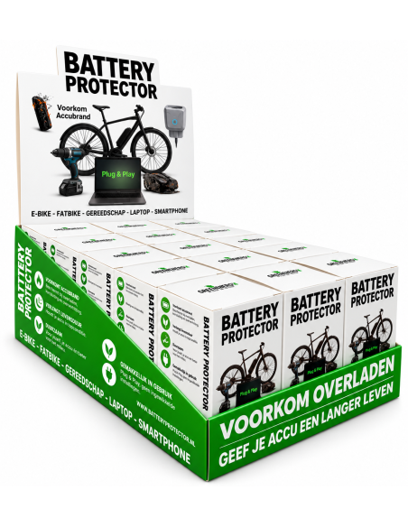 Battery Protector Greenmouse - Slimme laadbeveiliging voor accu's - EU stekker 230V