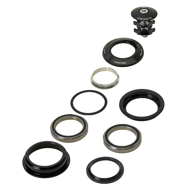 Balhoofdset Neco 1 1/8" semi-geïntegreerd zonder draad - zwart