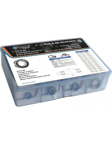 Assortimentsdoos met kogellagers Marwi voor wielnaven en trapassen