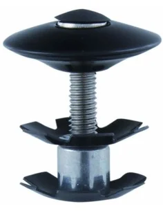 Balhoofdplug M-Wave 1-1/8" - zwart