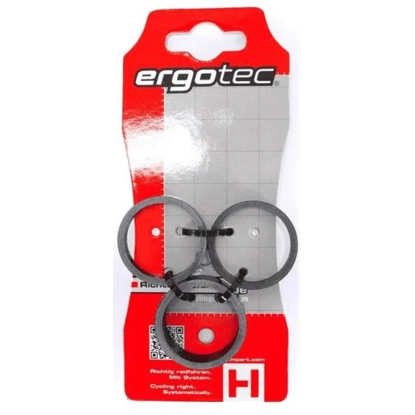 Balhoofd spacerset 1-1/8" (ø28.6) 3-delig 3/5/10mm Carbon