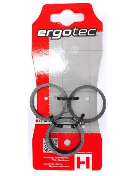 Balhoofd spacerset 1-1/8" (ø28.6) 3-delig 3/5/10mm Carbon