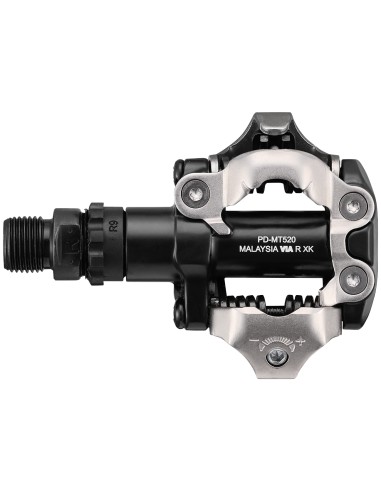 Pedaalset Shimano SPD M520 met schoenplaatjes SM-SH51 - zwart