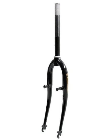Voorvork 24" ATB met 1" vorkbuis en nokken voor velgrem - glanzend zwart