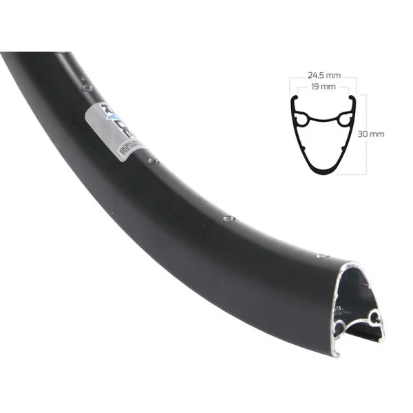 Velg Ryde Dutch 19 - 28" / 622 x 19C aluminium 36 gaats disc - zwart