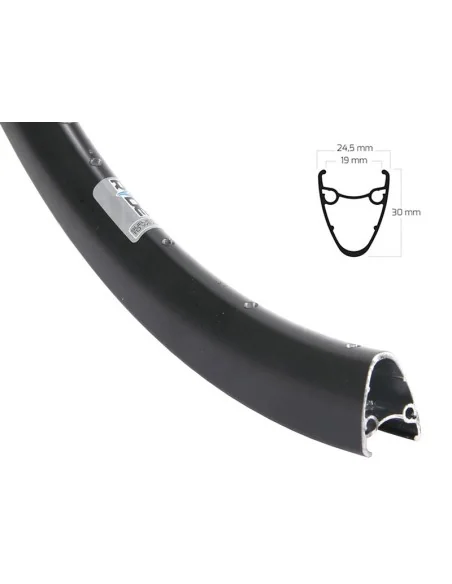 Velg Ryde Dutch 19 - 28" / 622 x 19C aluminium 36 gaats disc - zwart