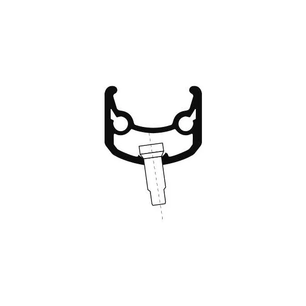 Velg Ryde Andra 40 27.5" 650B / 584 x 25C aluminium - 36 gaats disc 14G - zwart