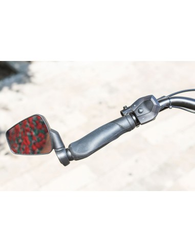 Fietsspiegel Zéfal Dooback II links - voor rechte en gebogen sturen
