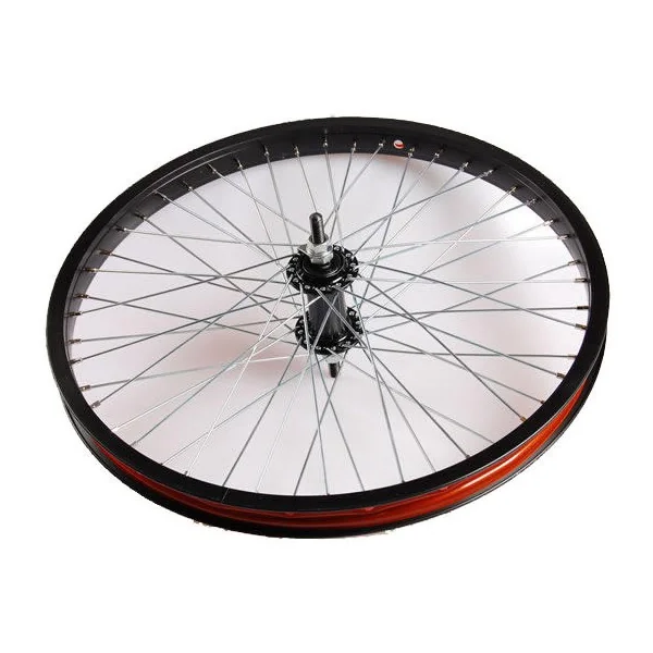 Voorwiel 20 x 1.75" Freestyle aluminium 48 spaaks - zwart