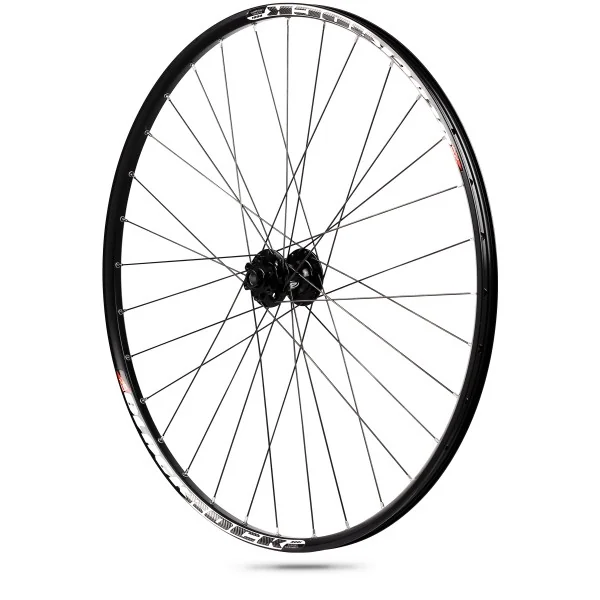 Wielset Rodi Blackrock 27.5" / 584*23 - 8/9/10 speed - 32 spaken - QR - zwart